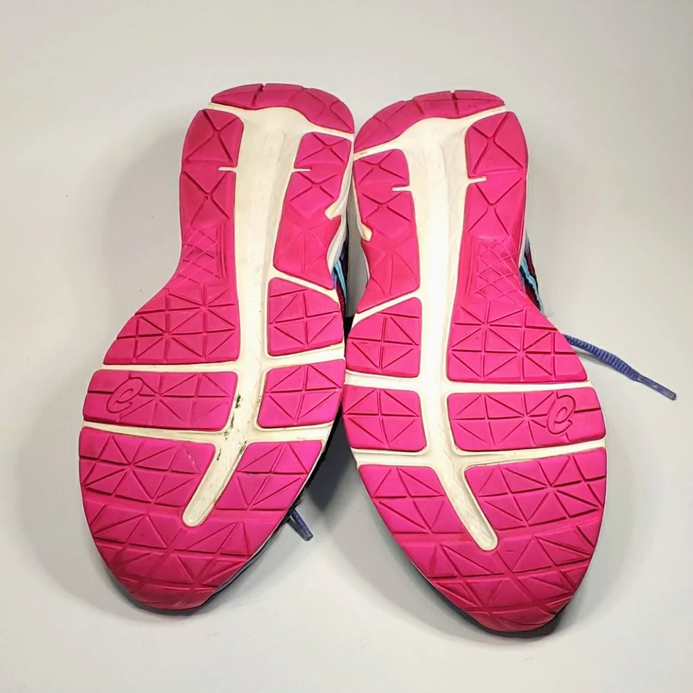 ASICS T5F9N Pink Blue Gel Contend 3 Sneakers EUC - Picture 7 of 13